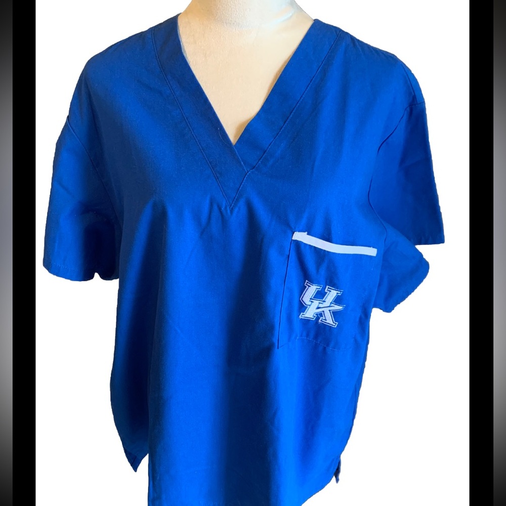 University of Ky Scrub Too Wildcat Blue Unisex Large